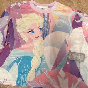 frozen elsa crop shirt 🤍 size medium